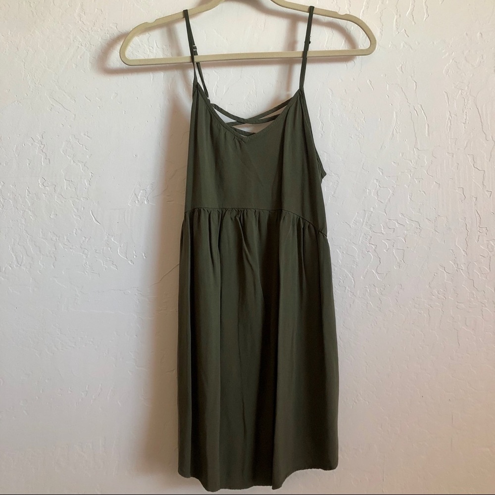 Baby doll style flowy dress.